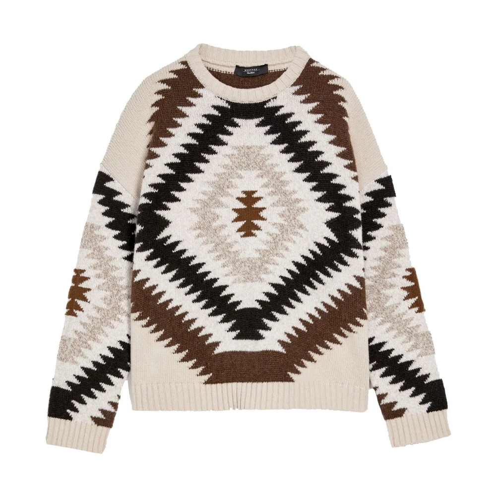 Max Mara Weekend Round-neck Knitwear Beige - Bilde 4