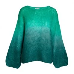 Grønn Close To My Heart Grønn Ally Tye Dye Sweater Genser Green