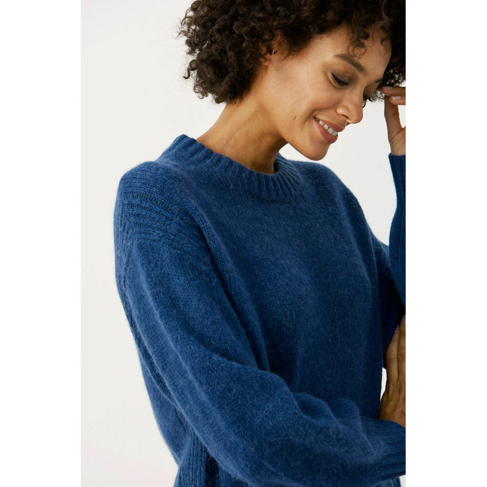 Part Two Round-neck Knitwear Blue - Bilde 3