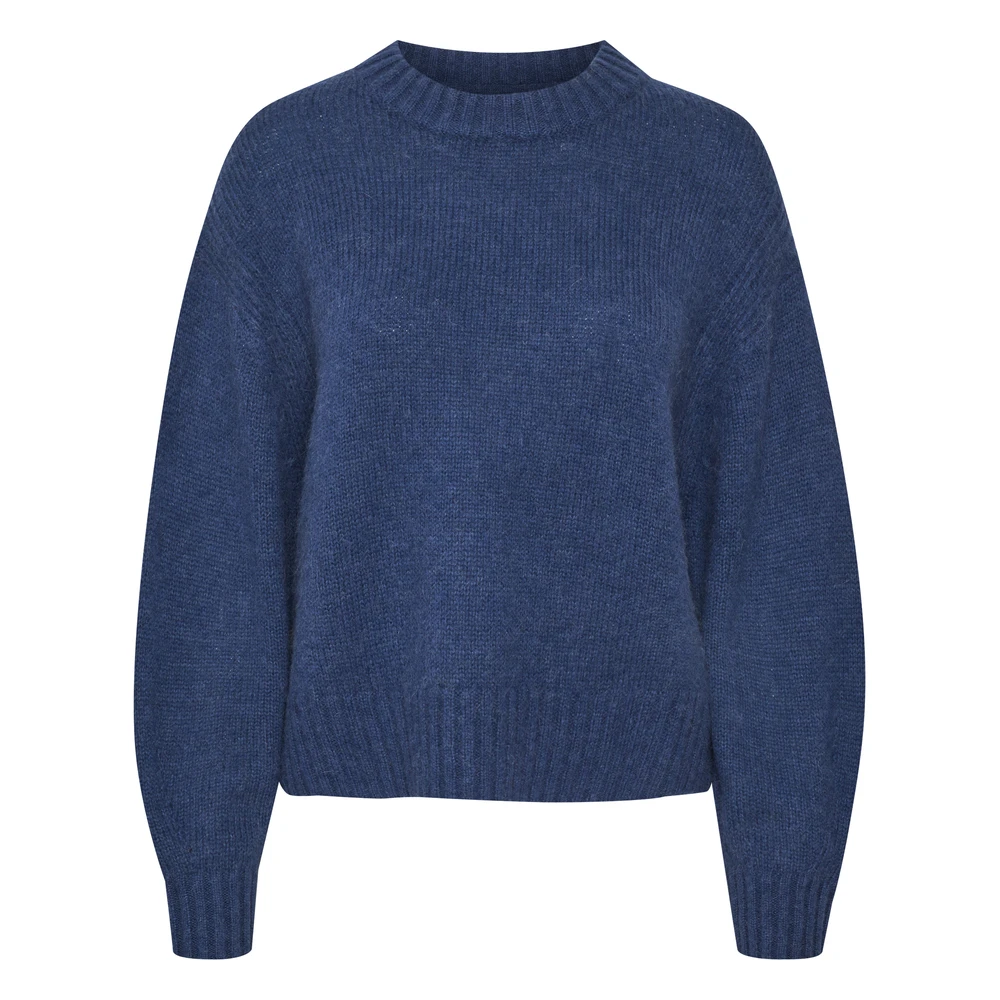 Part Two Round-neck Knitwear Blue - Bilde 4
