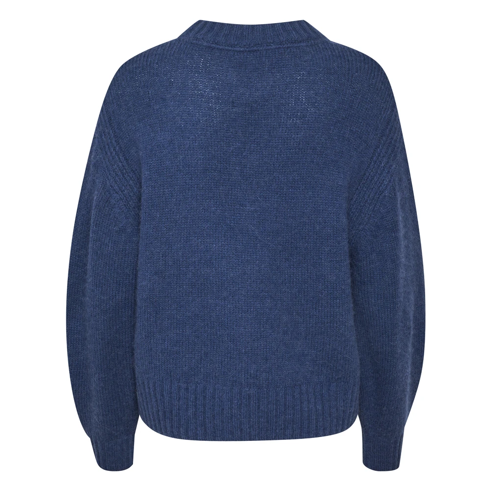 Part Two Round-neck Knitwear Blue - Bilde 5