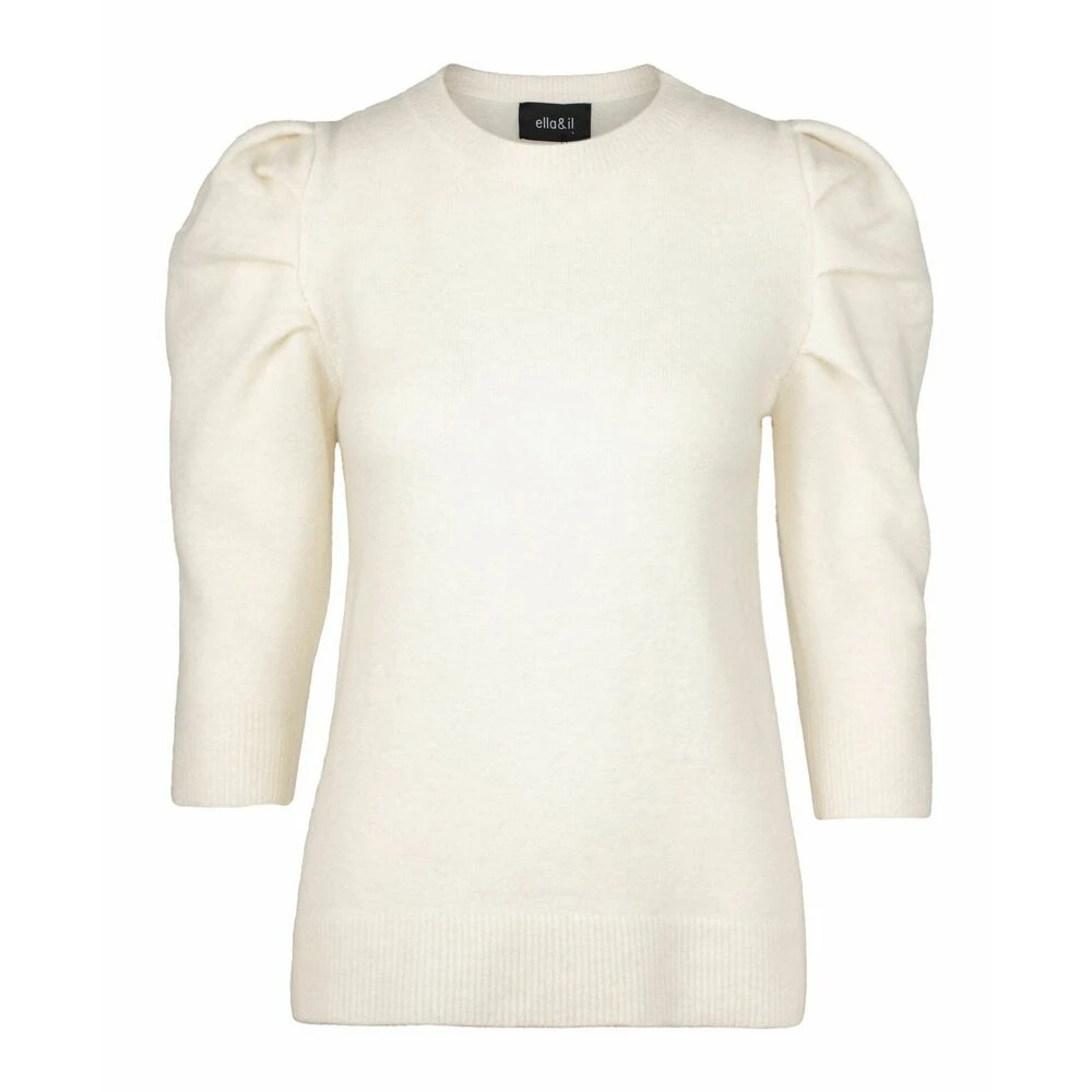 Ella&il Alpaca Sweater White