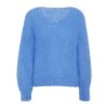 Pastellblå American Dreams Milana Mohair Genser Blue