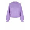 Lilla Second Female Brookline Knit O-Neck Genser Purple