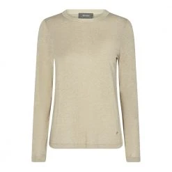 MOS MOSH Round-neck Knitwear Beige