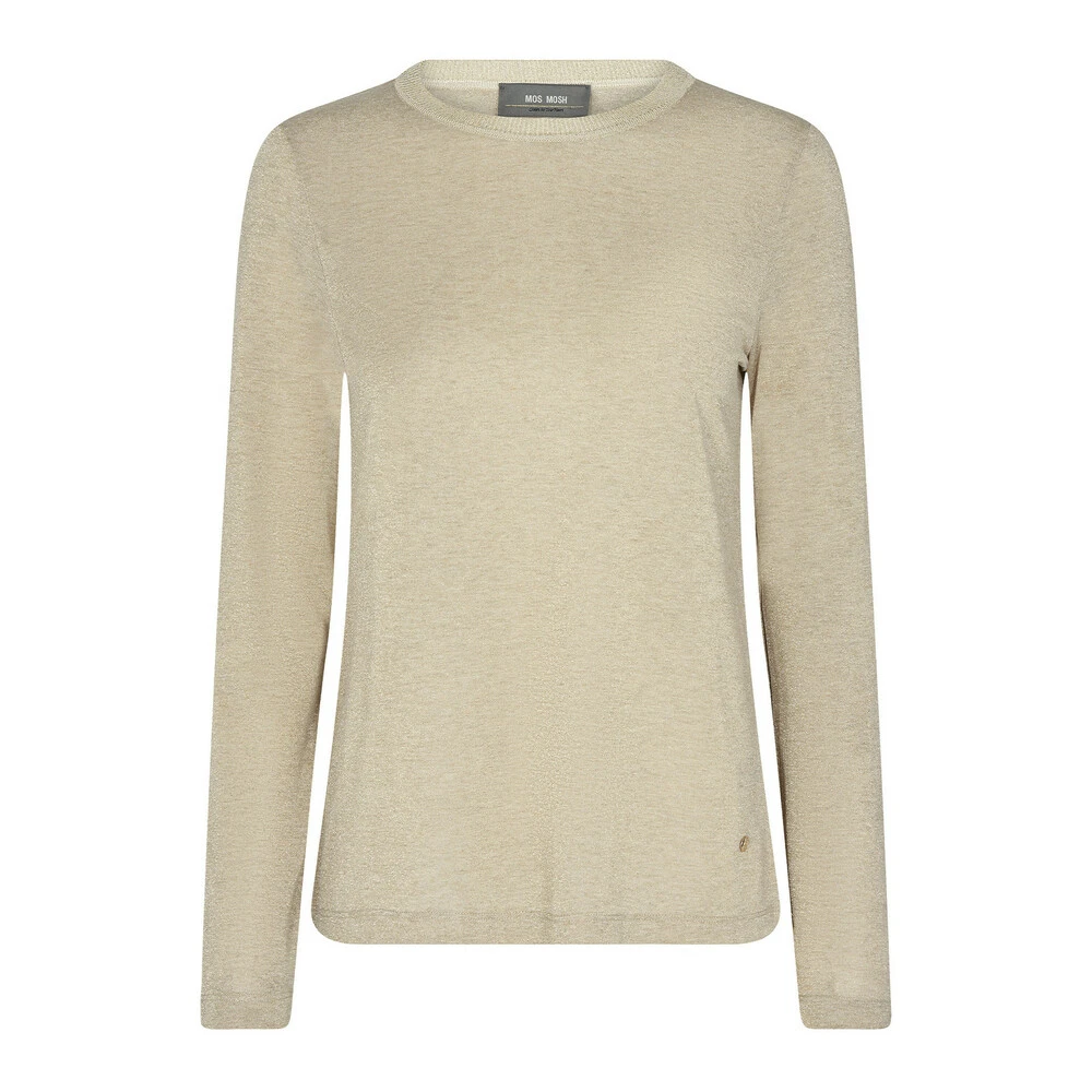 MOS MOSH Round-neck Knitwear Beige