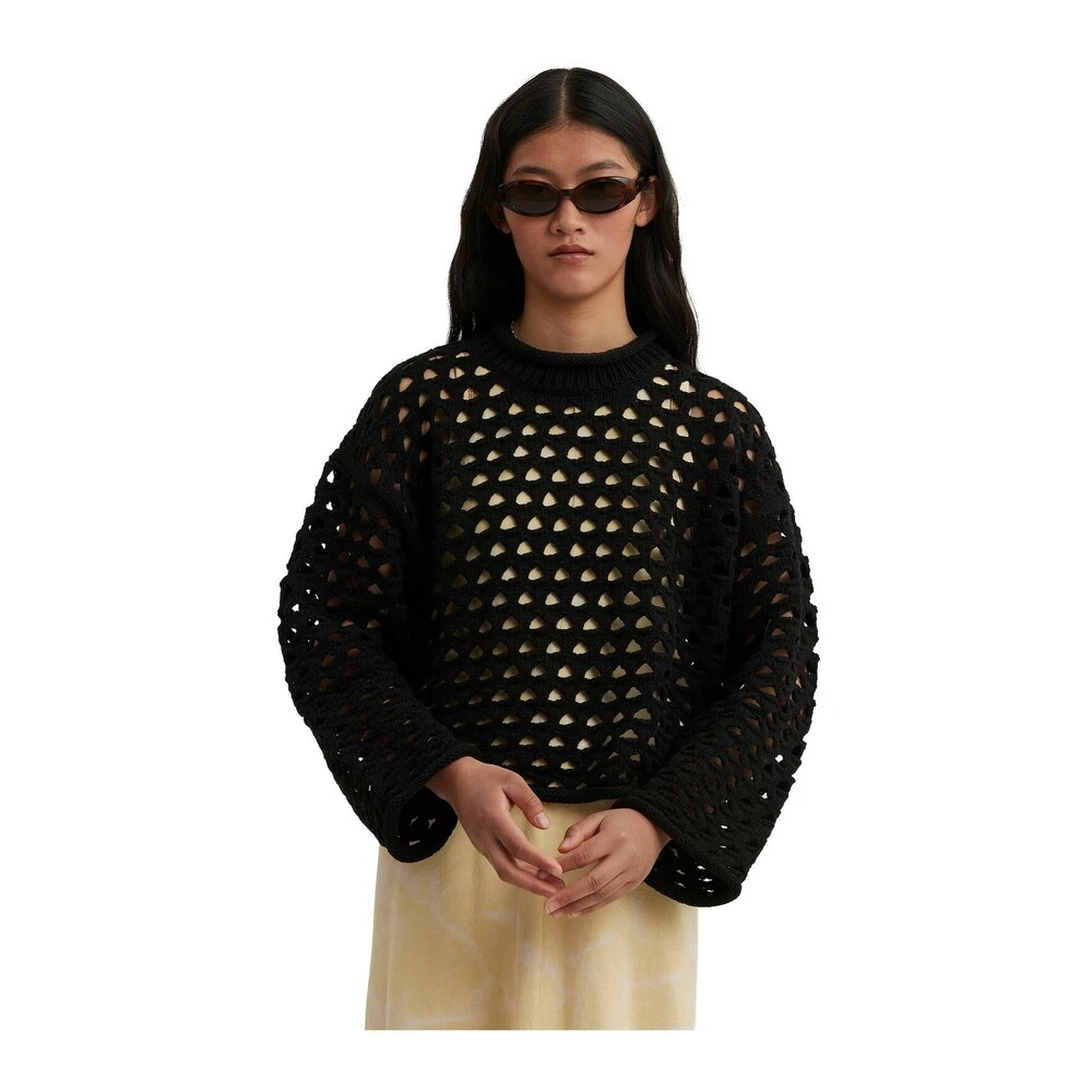 Holzweiler Hilde Knit Sweater Overdeler Black - Bilde 5