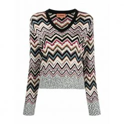 Missoni V-neck Knitwear Red