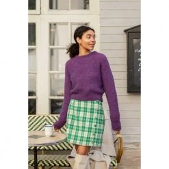 Multi Purple Urban Pioneers Marah Sweater Strikk Purple
