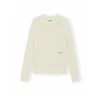 Ganni O-Neck Sweater Beige