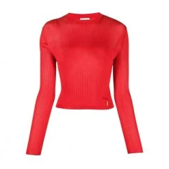 Saint Laurent Round-neck Knitwear Red