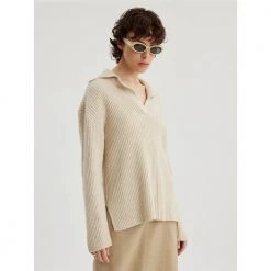 Lys Beige Holzweiler Froia Knit Sweater Genser Beige