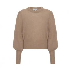 Dear Dharma Puff Sweather Overdeler Beige