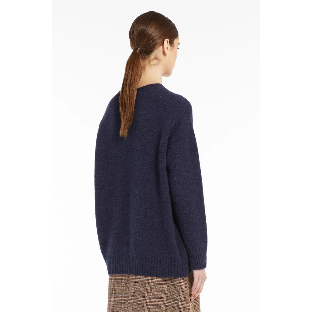 Max Mara Weekend Round-neck Knitwear Blue