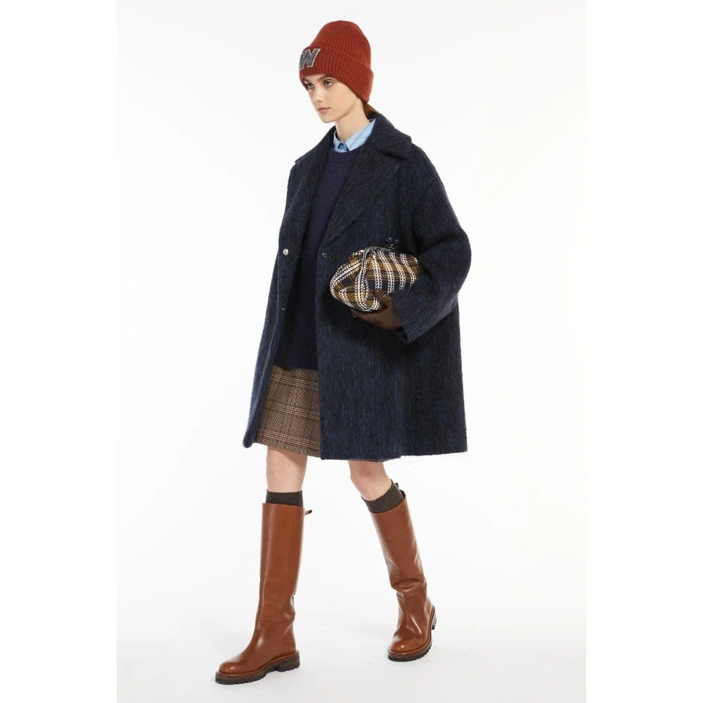 Max Mara Weekend Round-neck Knitwear Blue - Bilde 2