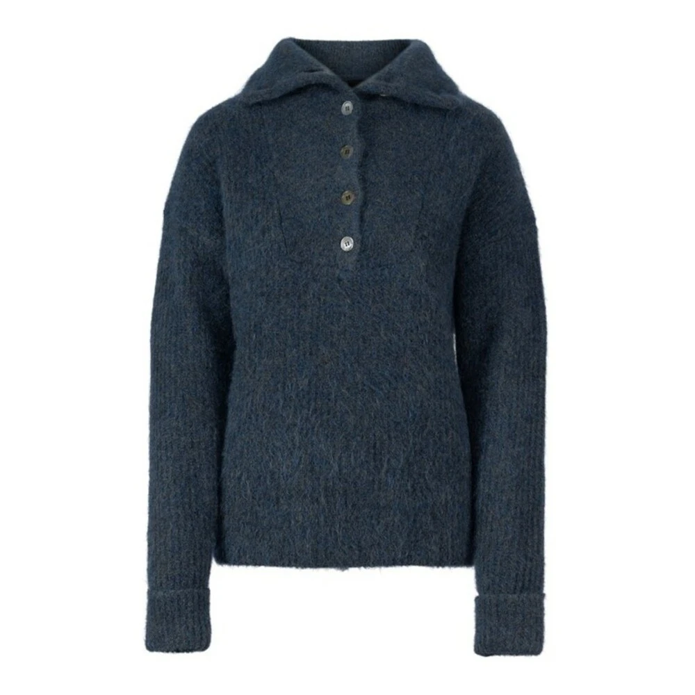 Ella&il V-Neck Sweater Blue - Bilde 2