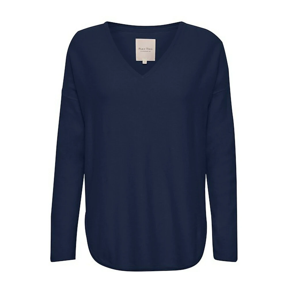 Part Two V-neck Knitwear Blue