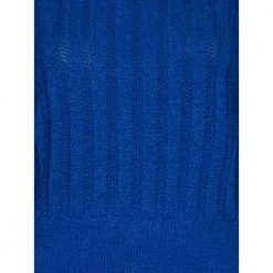 Neo Noir Dary Lurex Knit Blouse Blue