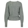 Grønn Cathrine Hammel Mohair Cross-Over Sweater Genser Gray