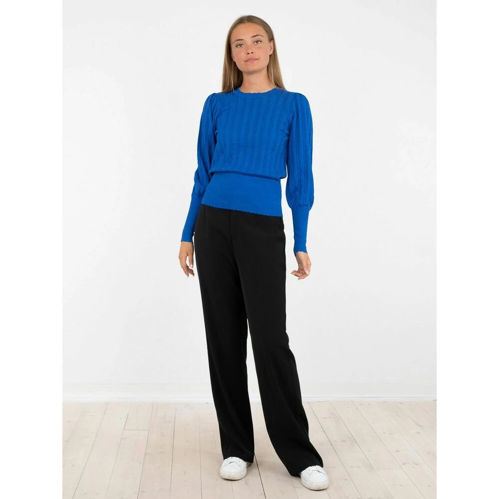 Neo Noir Dary Lurex Knit Blouse Blue - Bilde 3