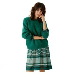 Grønn Part Two Rhonapw Pullover Genser ; Cardigan Green