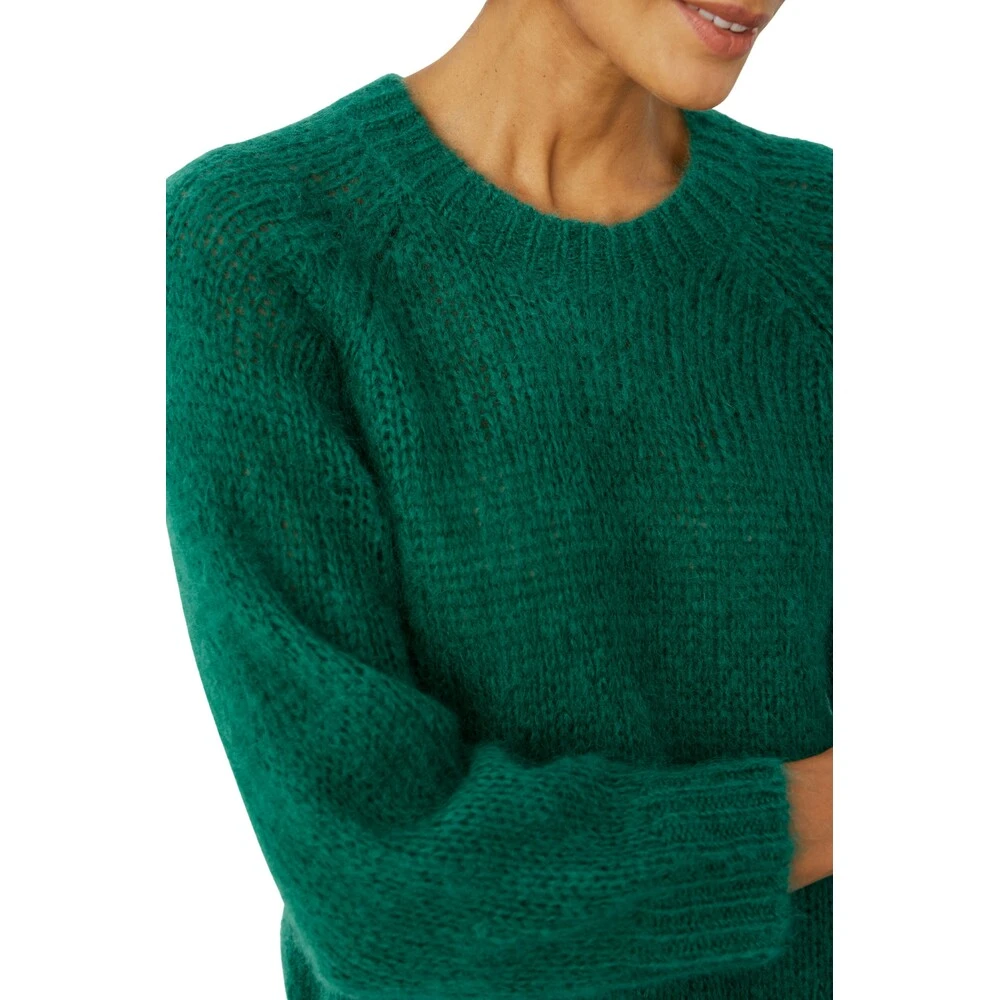Grønn Part Two Rhonapw Pullover Genser ; Cardigan Green - Bilde 2