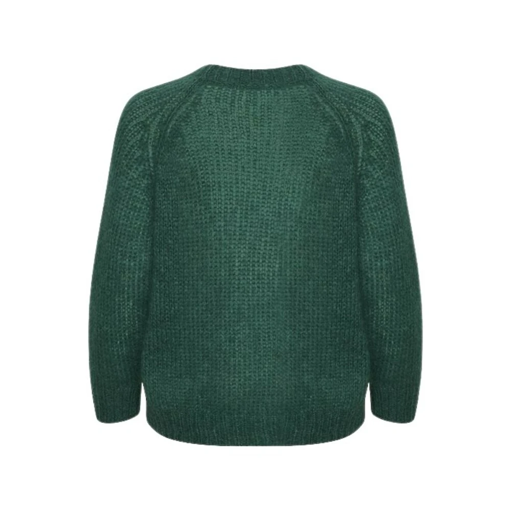 Grønn Part Two Rhonapw Pullover Genser ; Cardigan Green - Bilde 4