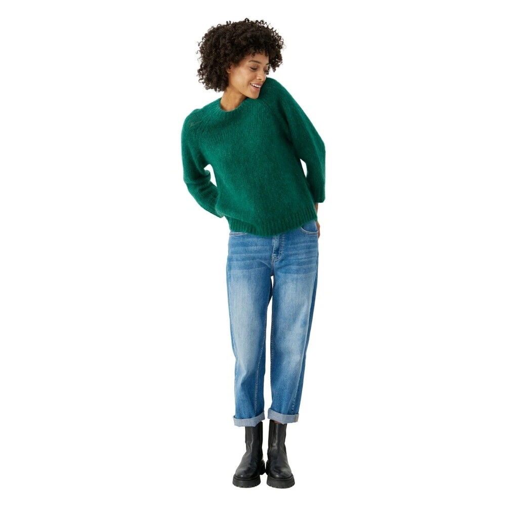 Grønn Part Two Rhonapw Pullover Genser ; Cardigan Green - Bilde 5