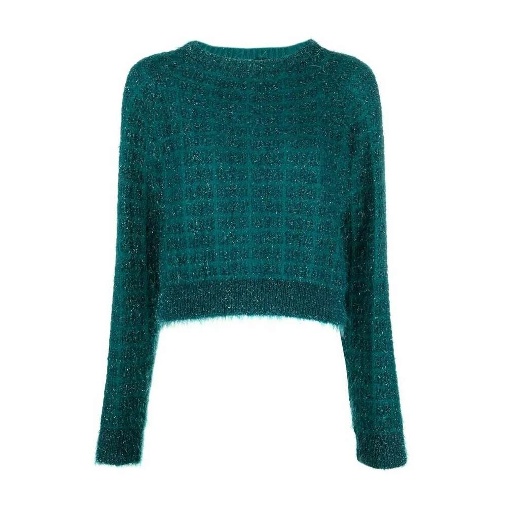 PINKO Round-neck Knitwear Green - Bilde 5