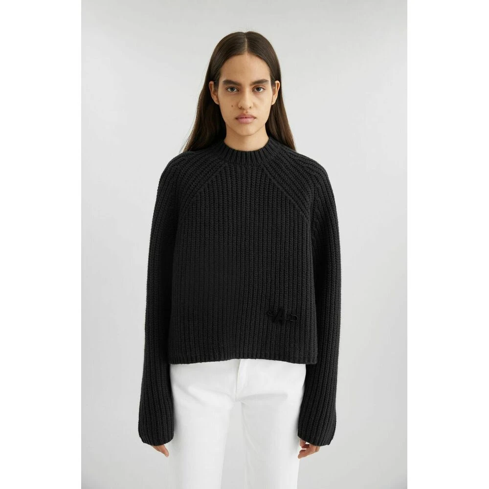 Axel Arigato Wise Slit Rib Sweater Black