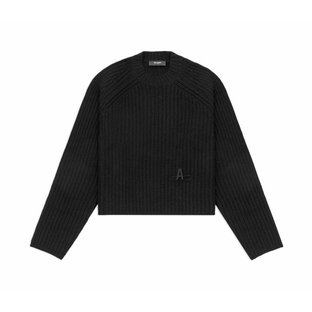 Axel Arigato Wise Slit Rib Sweater Black - Bilde 4