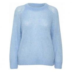 Part Two Rhonapw Pullover - Placid Blue Blue