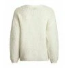 Hvit Neo Noir Cofo Fluffy Knit Blouse Overdeler White