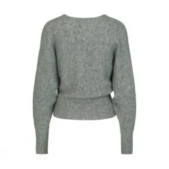 Cathrine Hammel Mohair Cross Over Sweater Green