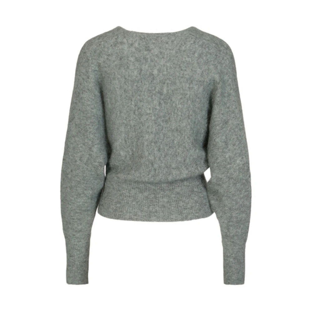 Cathrine Hammel Mohair Cross Over Sweater Green