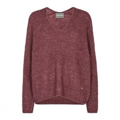 MOS MOSH V-neck Knitwear Red
