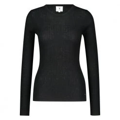 Urban Pioneers Marit Ls Turtleneck Top Black