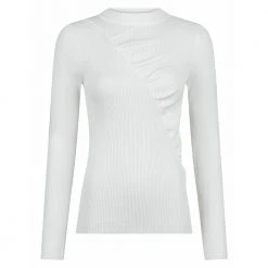 Neo Noir Knit Sweater White