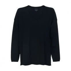 Ane Mone Myk Og God Genser I Merino Ull! Black