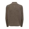 Tannin Only Onlleise Freya Ls Zip High Neck Pullover Knit Brown