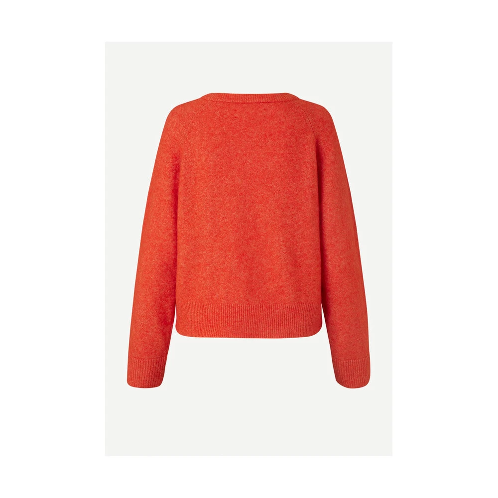 Samsøe Samsøe Nor O-N Short 7355 Genser Red - Bilde 2