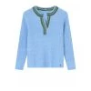 Gustav V-neck Knitwear Blue