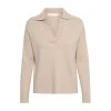 Mørk Beige Inwear Jumoiw Polo Pullover Genser Beige