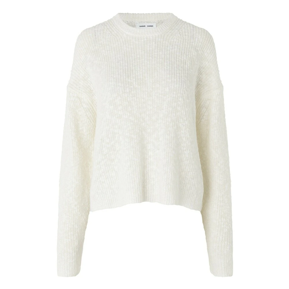 Samsøe Samsøe Kelsey Crew Hals White - Bilde 2