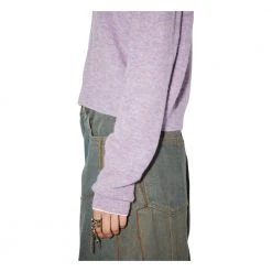 Acne Studios Polo Knit Sweater Purple
