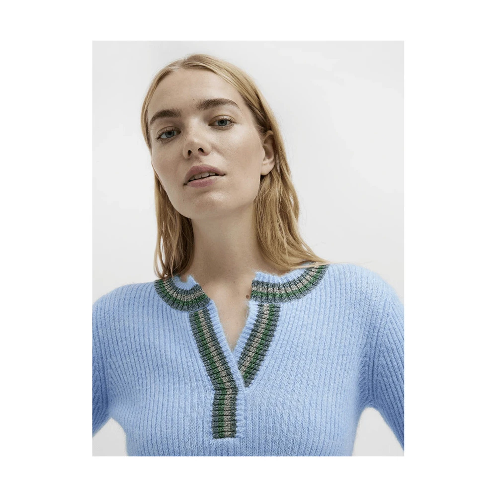 Gustav Aja Rib Knit Blue - Bilde 3