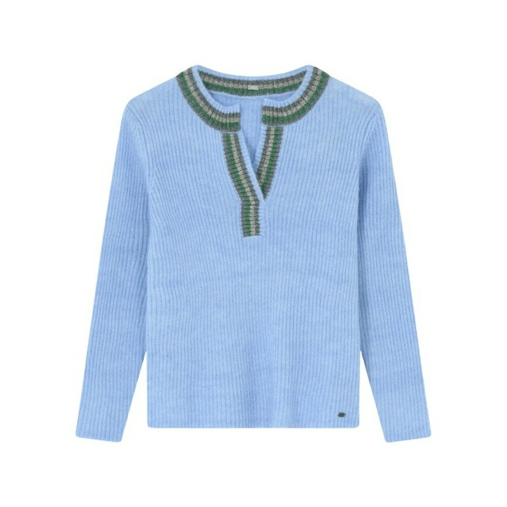 Gustav Aja Rib Knit Blue - Bilde 4