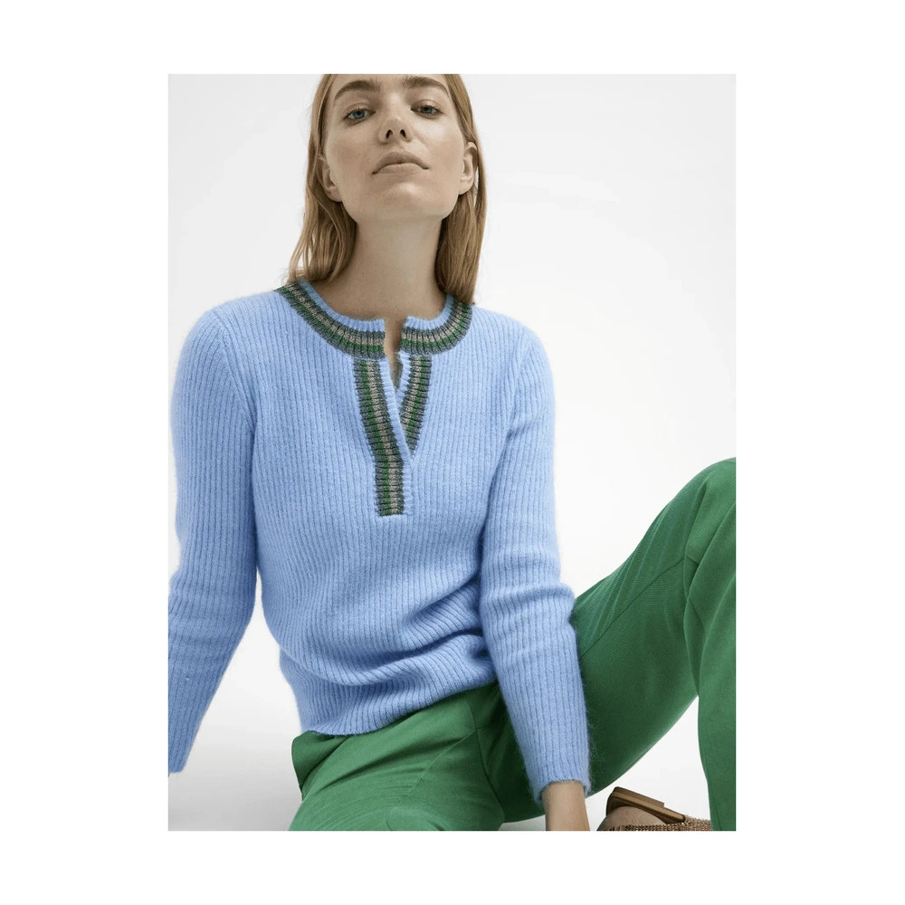 Gustav Aja Rib Knit Blue - Bilde 5