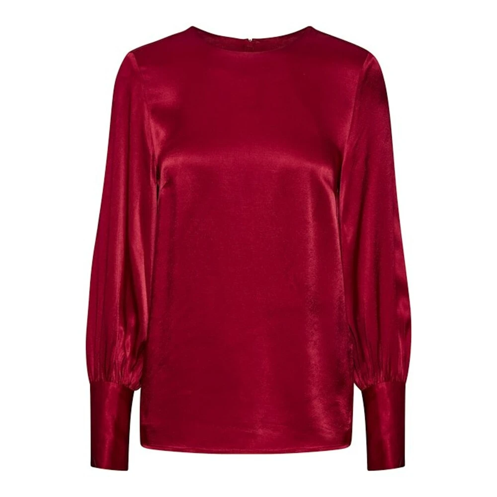 Rød Inwear Fergia Iw Bluse Bluse Red - Bilde 2