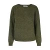 Grønn Arnie Says Fiona Dark Green Melange Genser Green